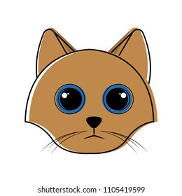 Cute cat avatar sketch