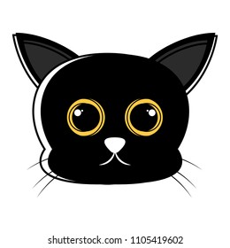Cute cat avatar sketch