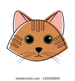 Cute cat avatar sketch