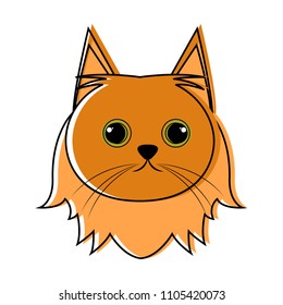 Cute cat avatar sketch