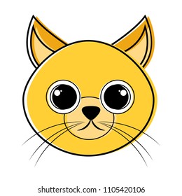 Cute cat avatar sketch