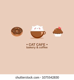 Cute Cat Cafe Bakery and Coffee