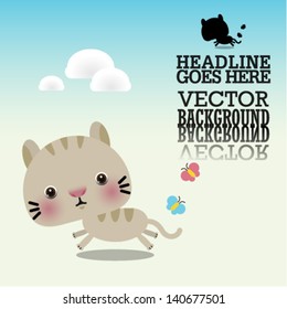 Cute cat card