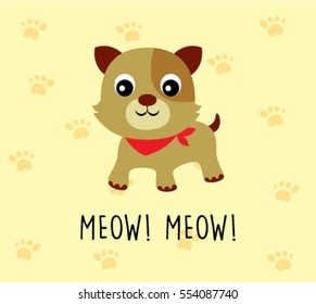 cute cat card