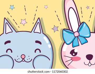 Cute cat cartoon