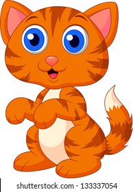 Cute cat cartoon