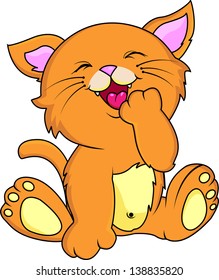 cute cat cartoon