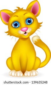 Cute cat cartoon
