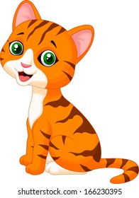 Cute cat cartoon