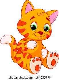 Cute cat cartoon