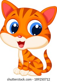 Cute cat cartoon