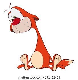 Cute cat cartoon 