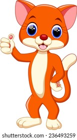 Cute cat cartoon
