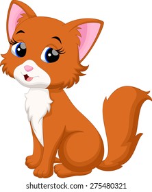 Cute cat cartoon