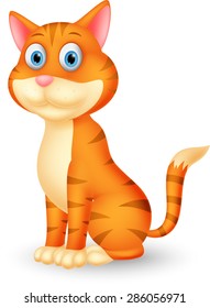 Cute cat cartoon 