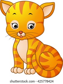 Cute cat cartoon