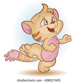 Cute cat cartoon