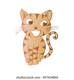Cute cat cartoon