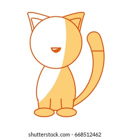 Cute cat cartoon