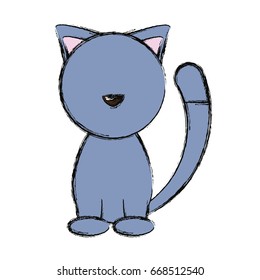 Cute cat cartoon