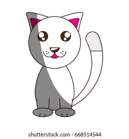 Cute cat cartoon