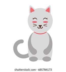 Cute cat cartoon