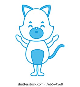 Cute cat cartoon