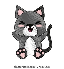 Cute cat cartoon