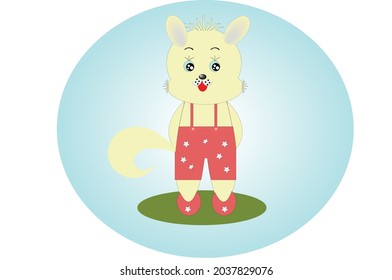 cute cat cartoon character vector cartoon cat