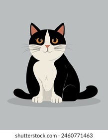 Cute cat cartoon vector design