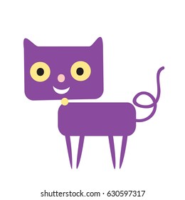 cute cat cartoon  vector eps.10