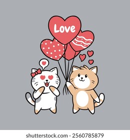 cute cat cartoon vector icon illustration isolated