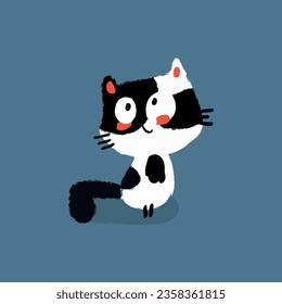 Cute Cat cartoon vector illustration