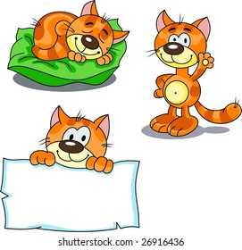 Cute cat character