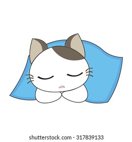 Cute cat character