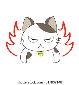 Cute cat character