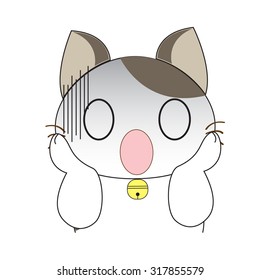 Cute cat character
