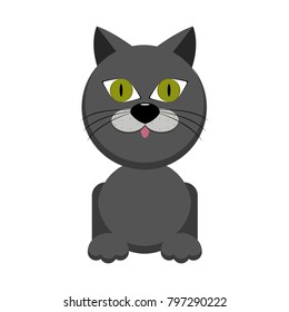 Cute cat character