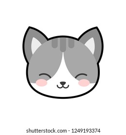 cute cat character kitty vector design, feline greeting card, invitation, greeting card, poster, with cute, cartoon hand drawn watercolor background