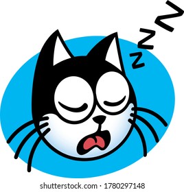 Cute Cat Character. Vector Illustration.