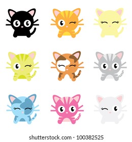 Cute Cat Characters