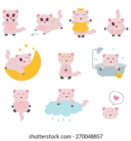 Cute Cat Characters