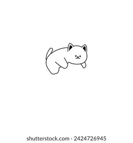 cute cat coloring book cute poses kitten