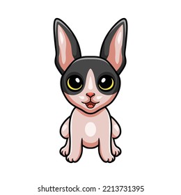 Dibujo de cornish rex de gato mate