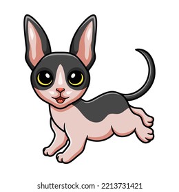 Dibujo de cornish rex de gato mate
