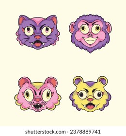 cute cat design vector art