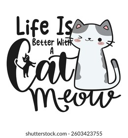 cute cat design vector illustration