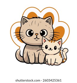 cute cat design vector illustration