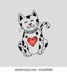 cute cat doodle