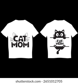 Design de camiseta bonito gato Emoji	